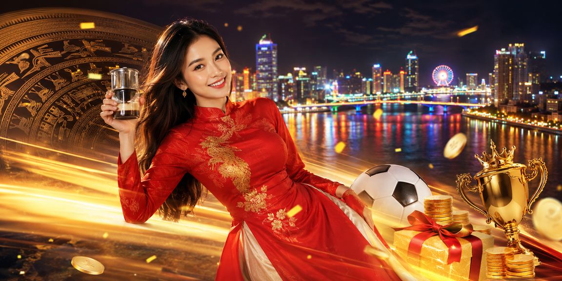Người hâm mộ bóng đá tại Đà Nẵng đặt cược trực tuyến qua điện thoại trong trang phục áo dài