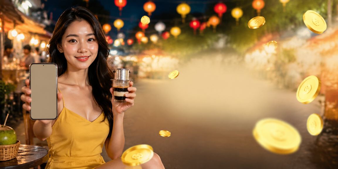 Người dùng tại Hà Nội đọc điều khoản và chính sách miennam trên điện thoại di động